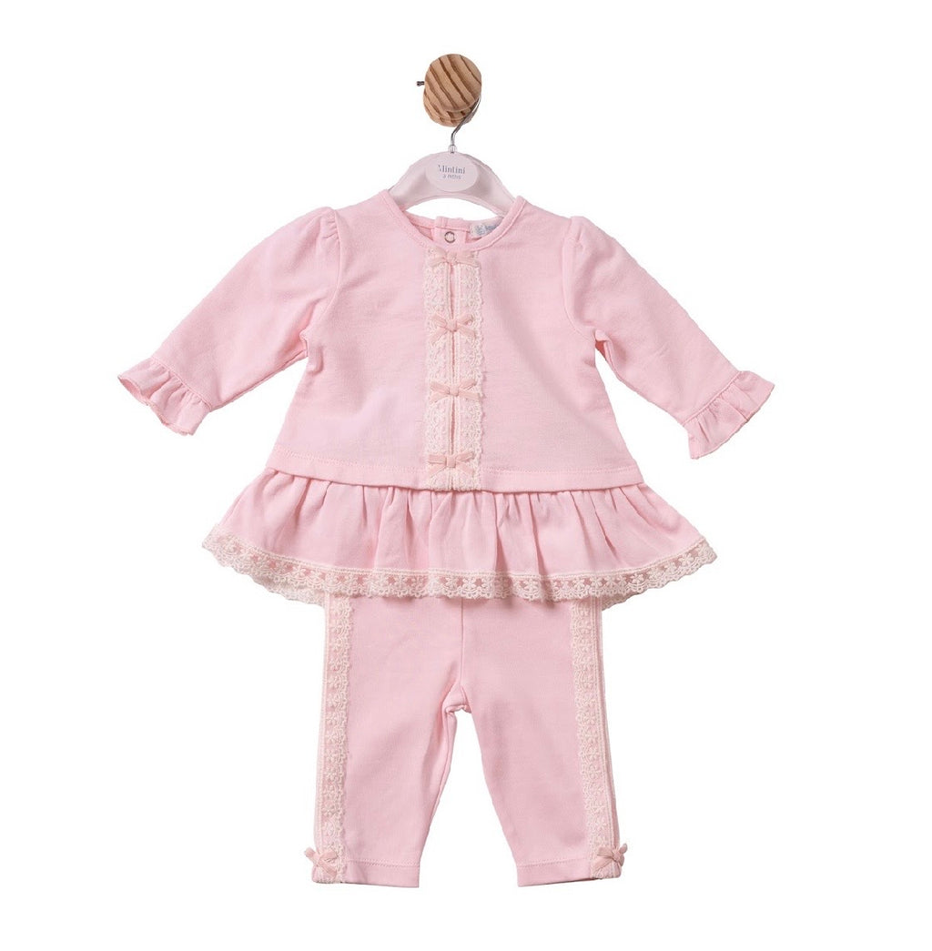 MINTINI TUNIC & LEGGINGS SET - PINK - MB7469A/B