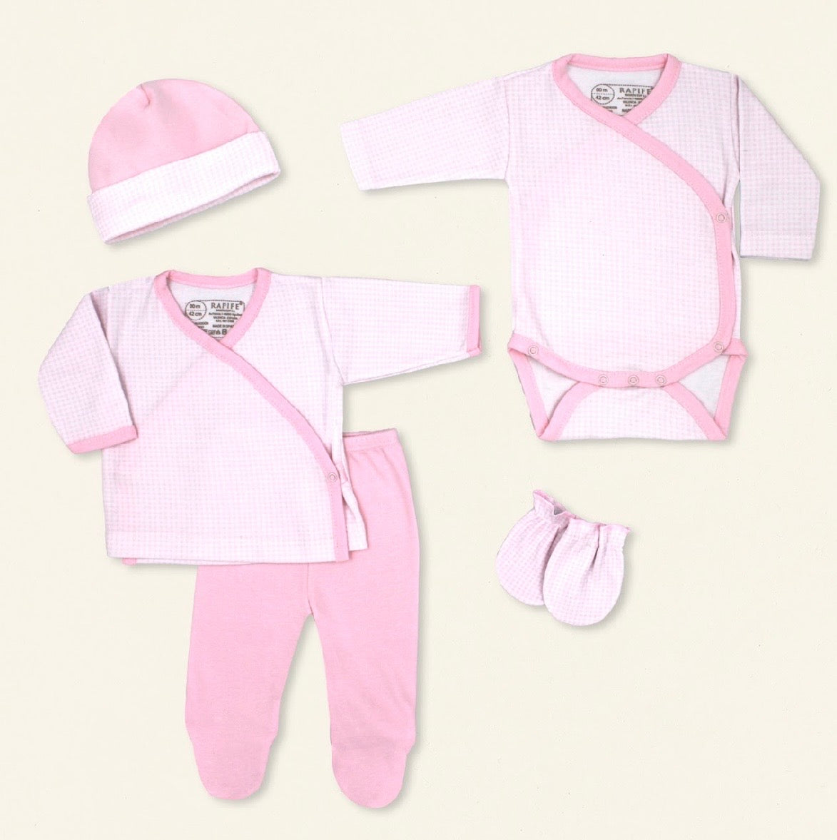 RAPIFE 5 PIECE GIFT SET - BABY PINK