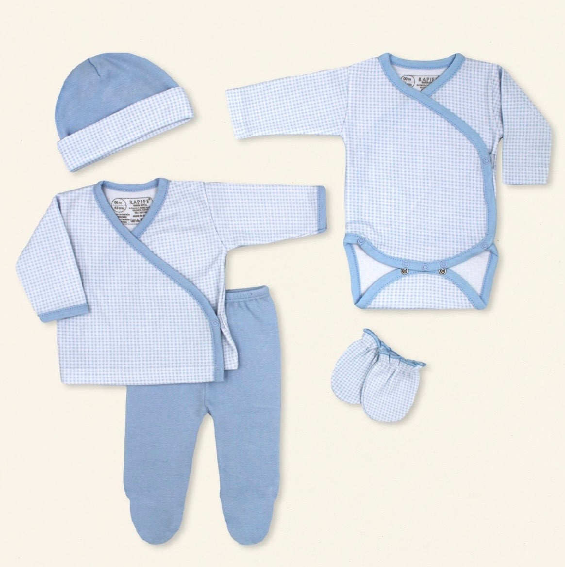 RAPIFE 5 PIECE SET - BABY BLUE