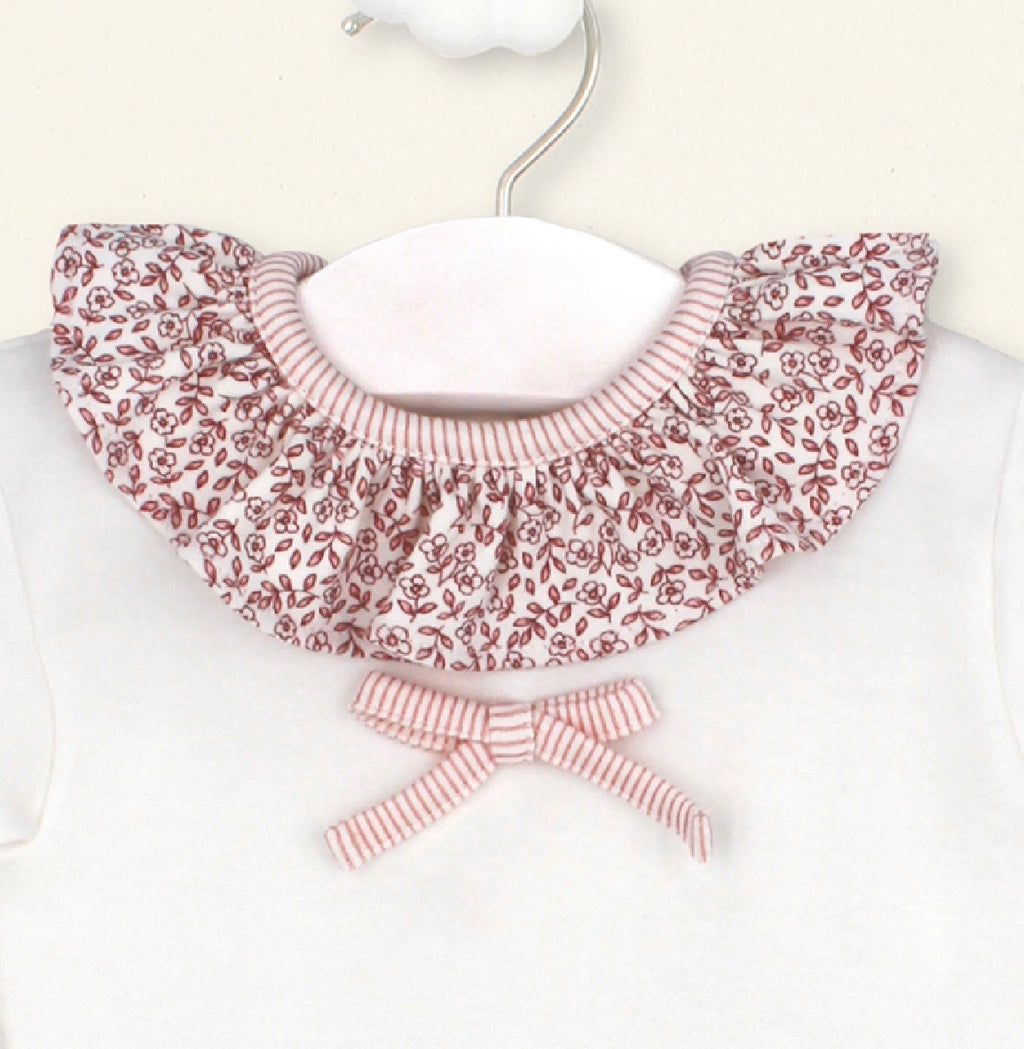 RAPIFE SWEATSHIRT AND BLOOMER SHORTS SET - FLORAL PINK/CREAM