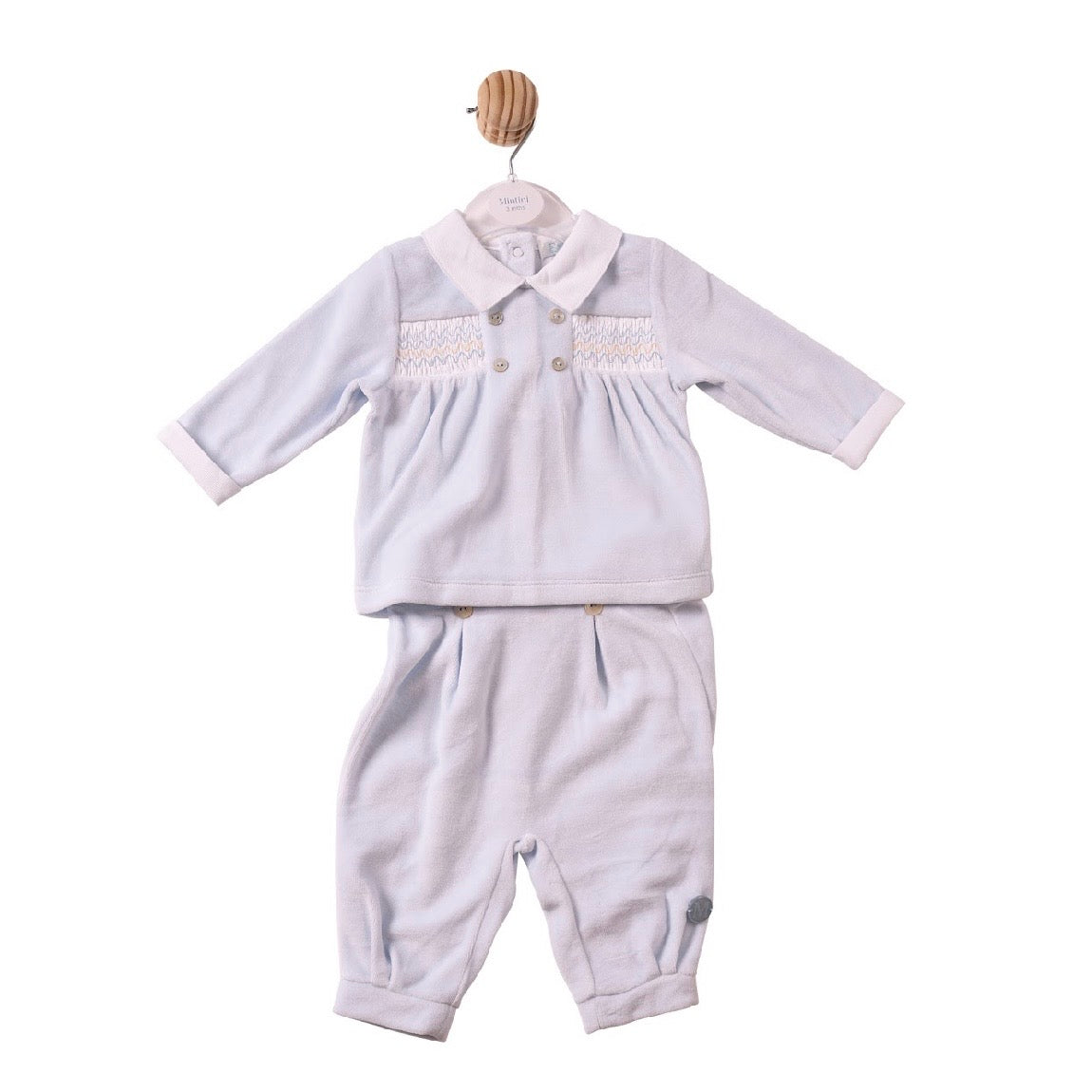 Mintini top and trouser set - blue