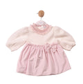 Mintini Dress - Ivory/Pink