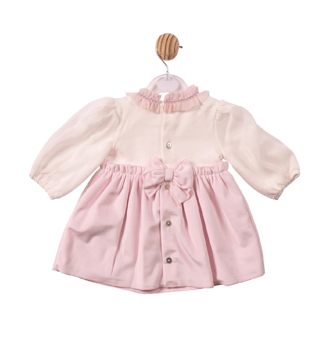 Mintini Dress - Ivory/Pink