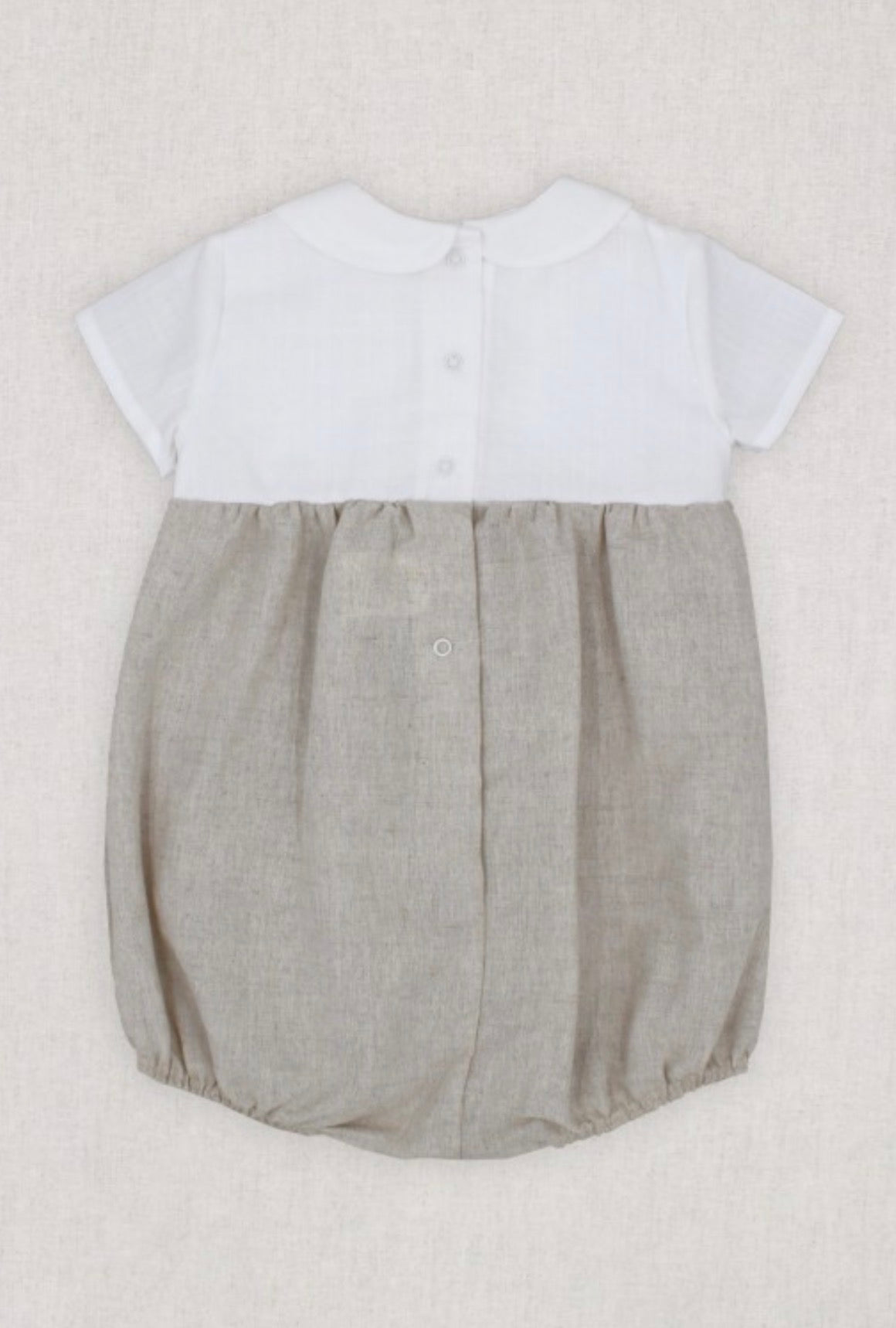 RAPIFE ROMPER  LINEN/COTTON 5276C25 ECRU