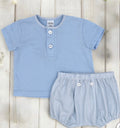 RAPIFE TSHIRT AND BLOOMER SHORTS SET 4314S26 BLUE