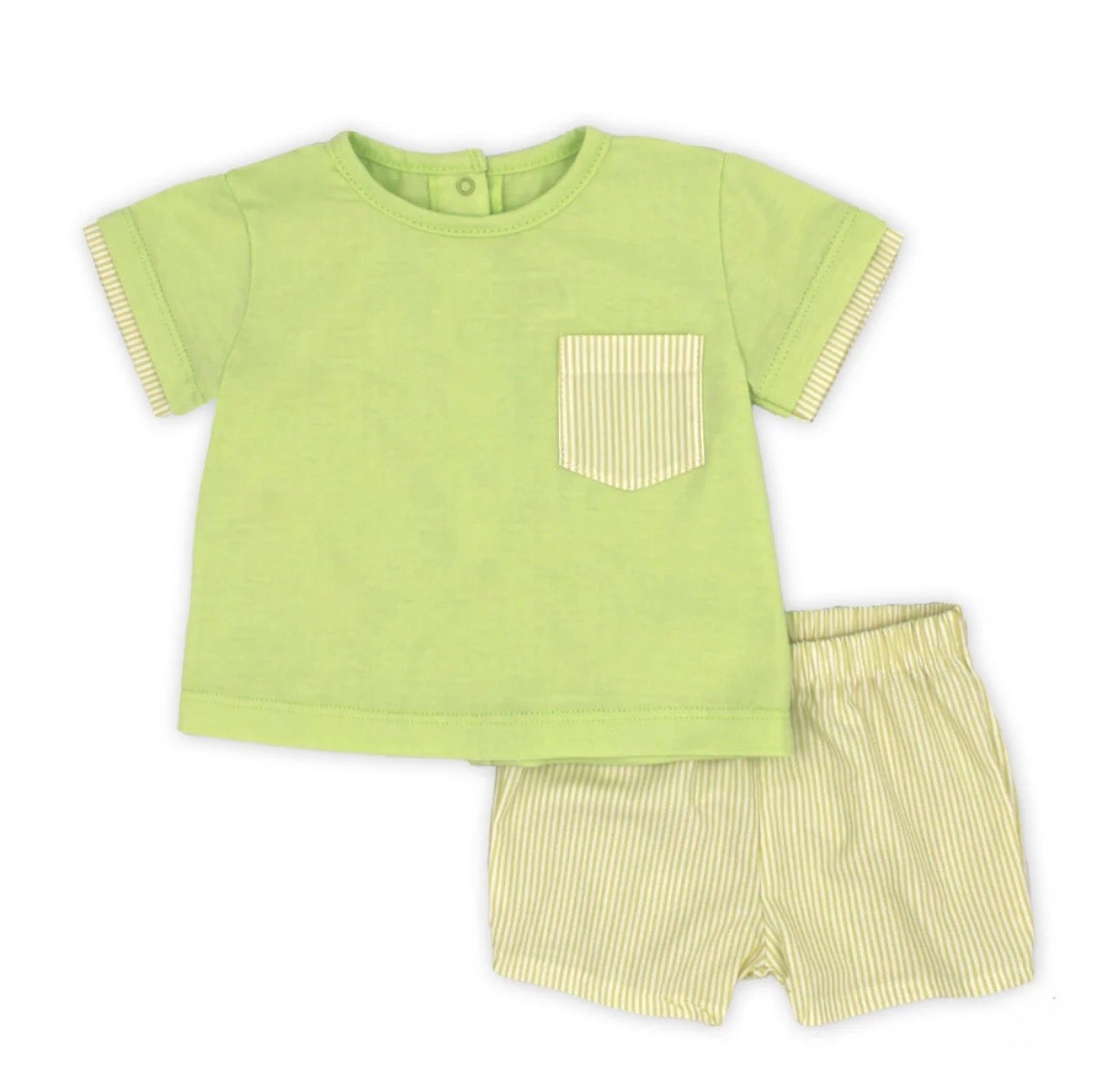 RAPIFE BOYS TSHIRT AND BERMUDA SHORTS SET 4714S26 GREEN