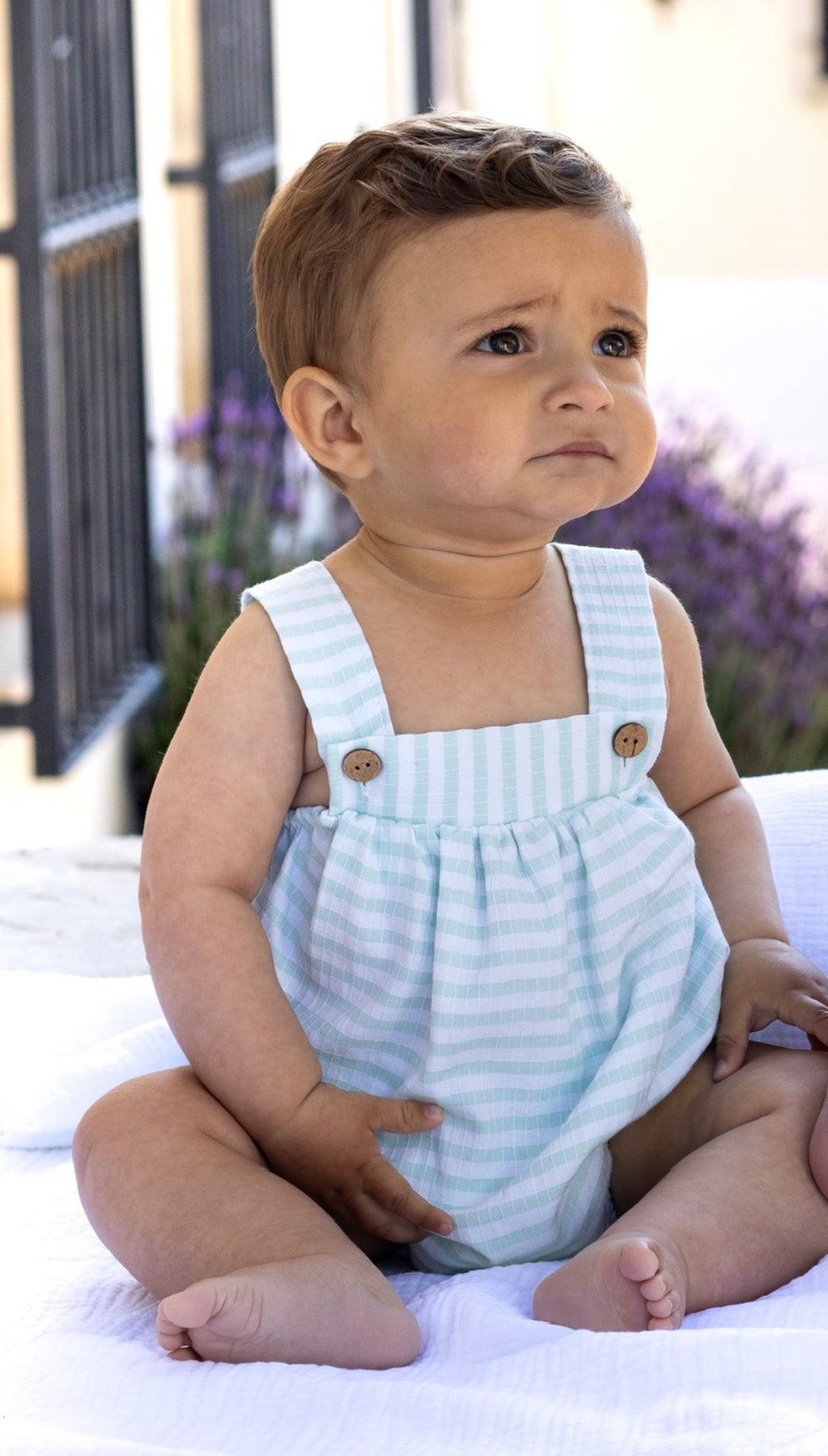 CALAMARO BUNDI DUNGAREE BLOOMERS 32548 MINT
