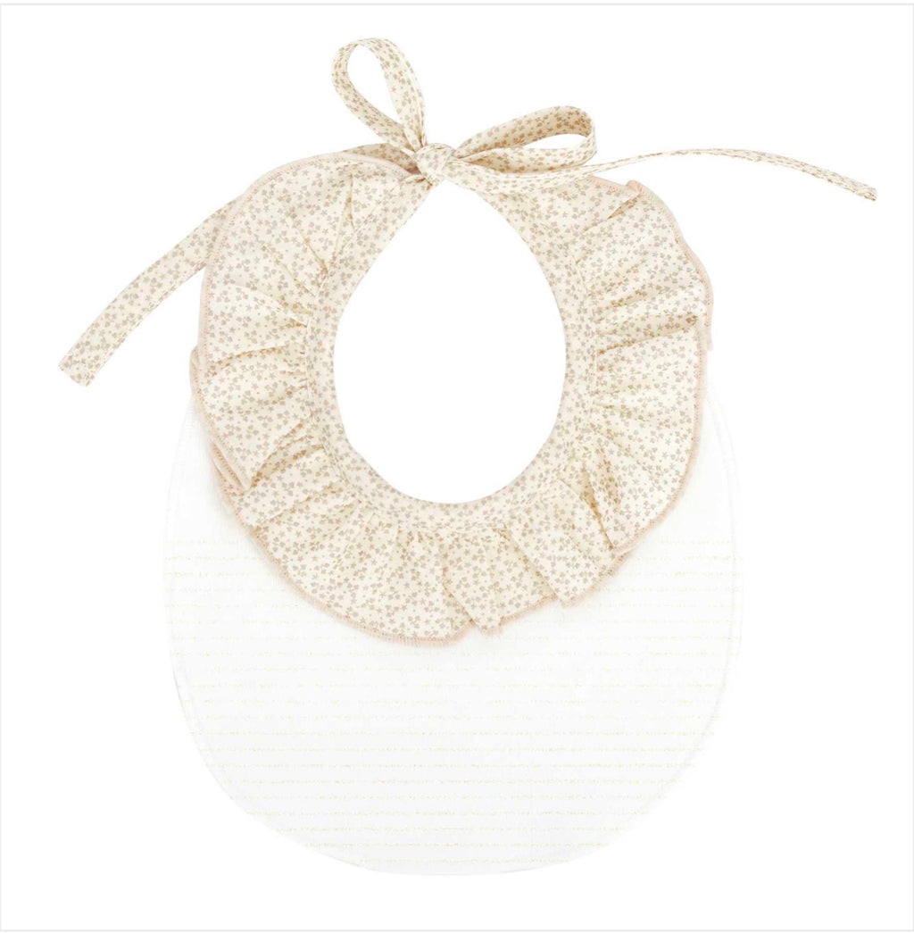 CALAMARO BLANKET AND BIB GIFT SET 73084 ECRU