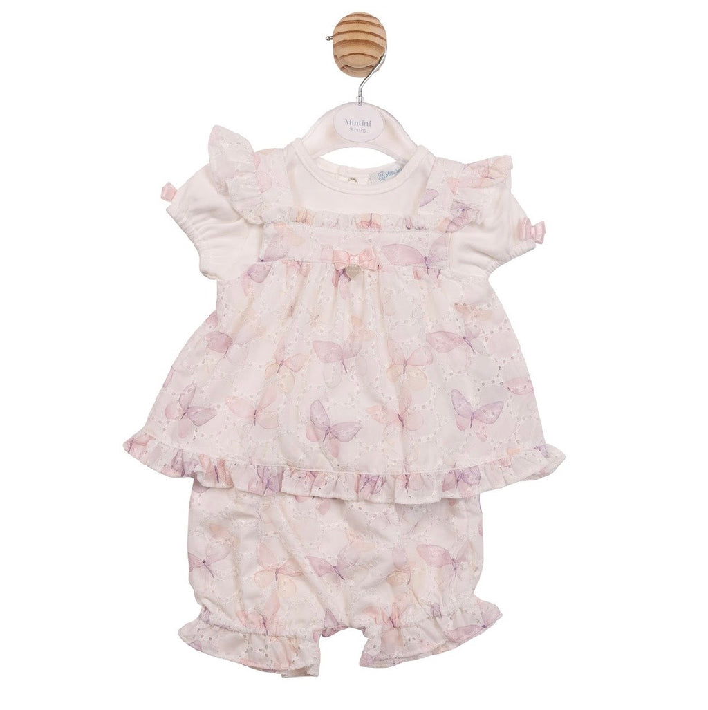 Mintini SunTop & Bloomer Set - White MB7222