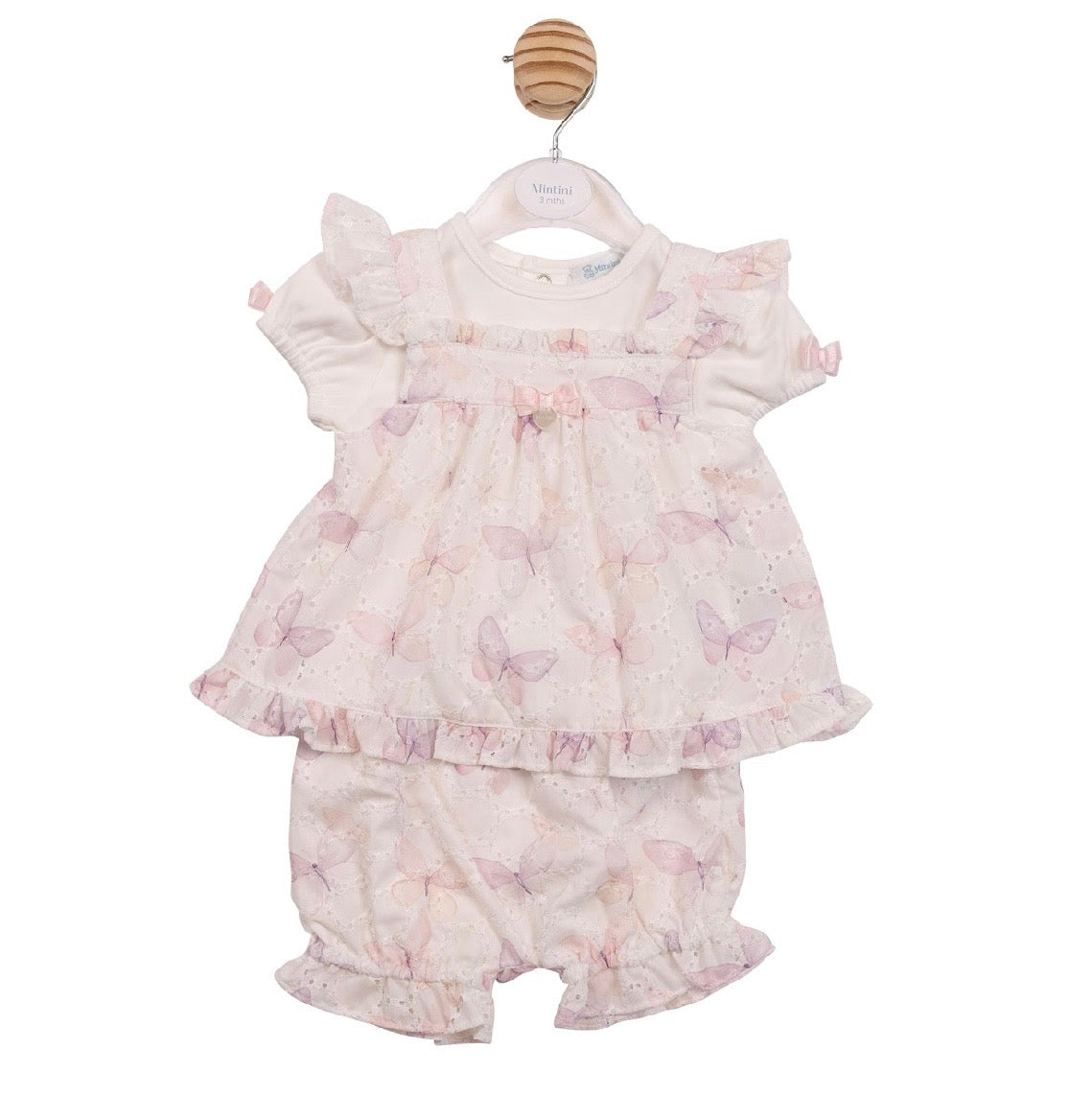 Mintini SunTop & Bloomer Set - White MB7222