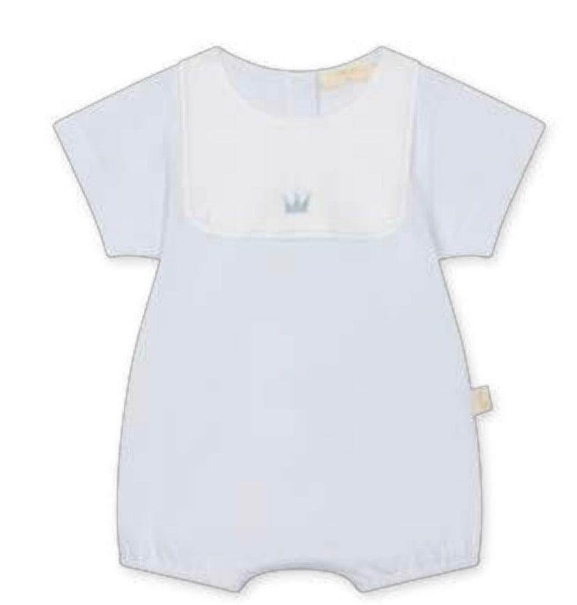 Baby Gi Little Royals Romper Baby Blue RY48B