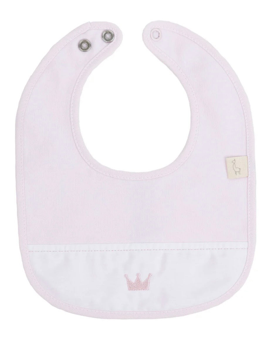 Baby Gi Little Royals Bib Pink