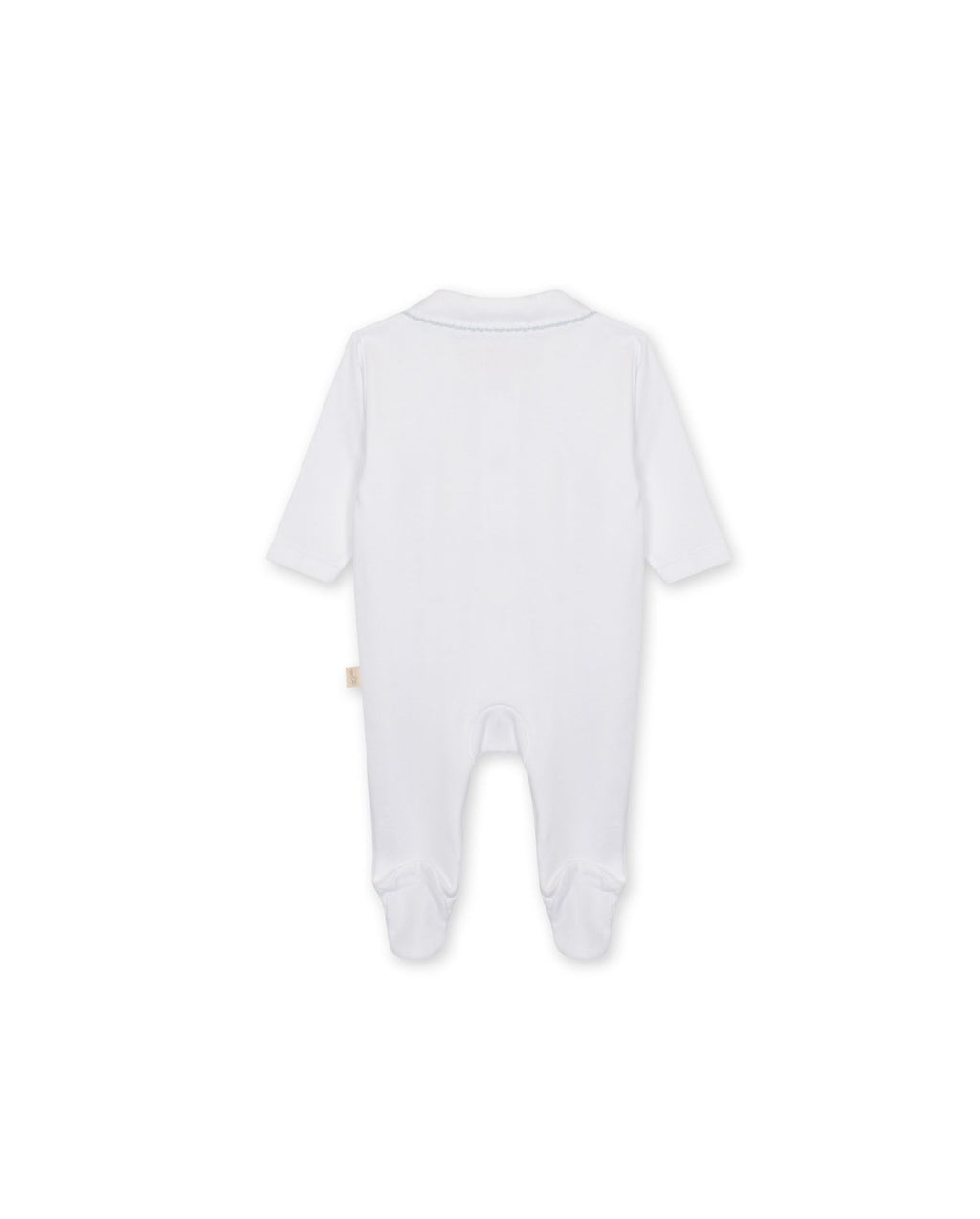 Baby Gi Little Royals White & Blue Baby Grow RY53BM