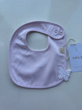 Baby Gi Butterfly Collection Pink /White Bib BT24