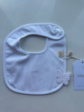 Baby Gi Butterfly Collection Bib White/Pink BT24G