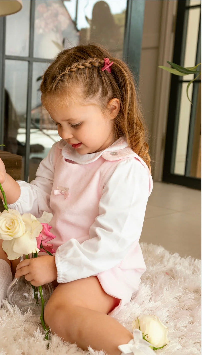 MINTINI TOP & PINAFORE SET - PINK