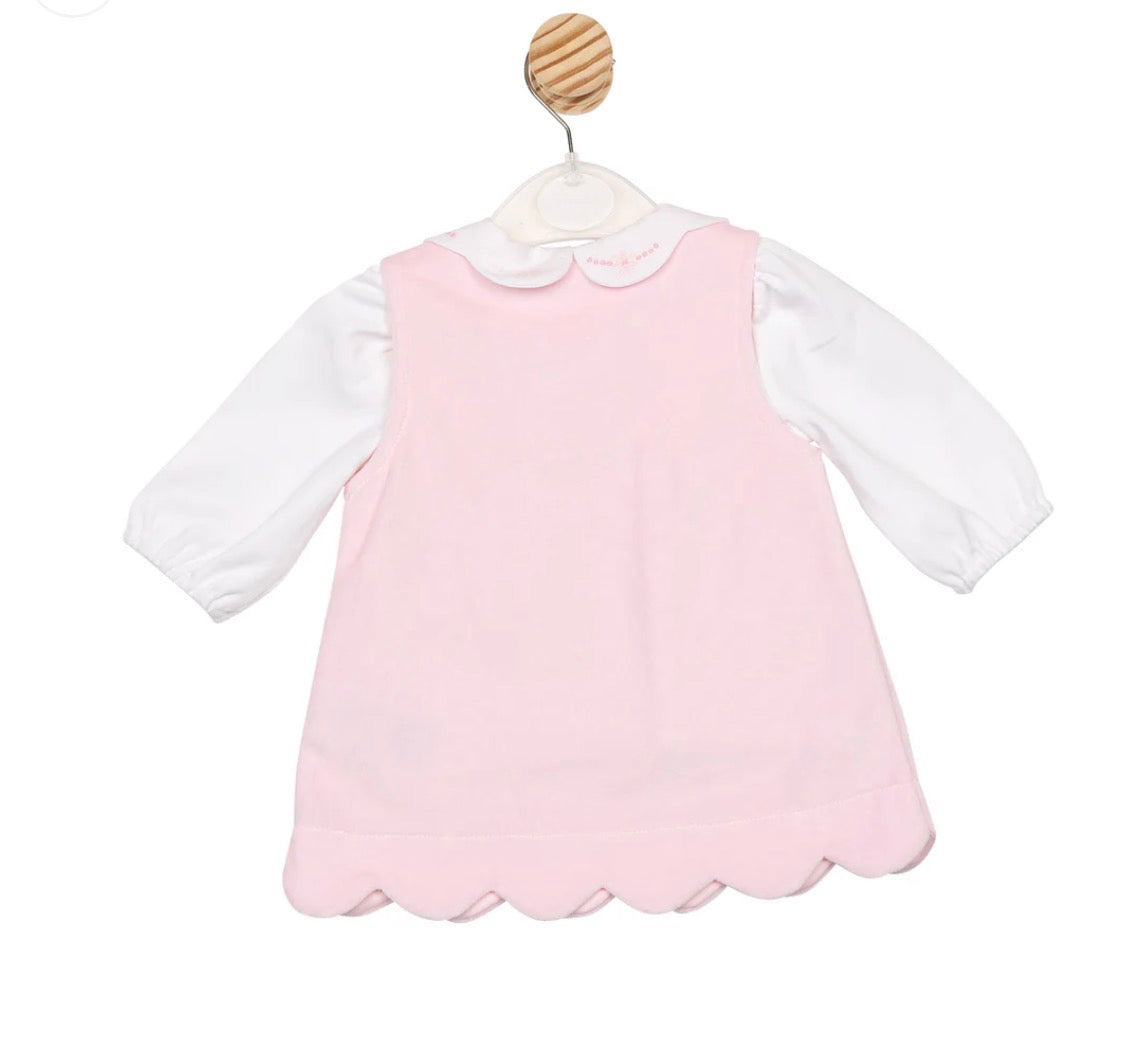MINTINI TOP & PINAFORE SET - PINK