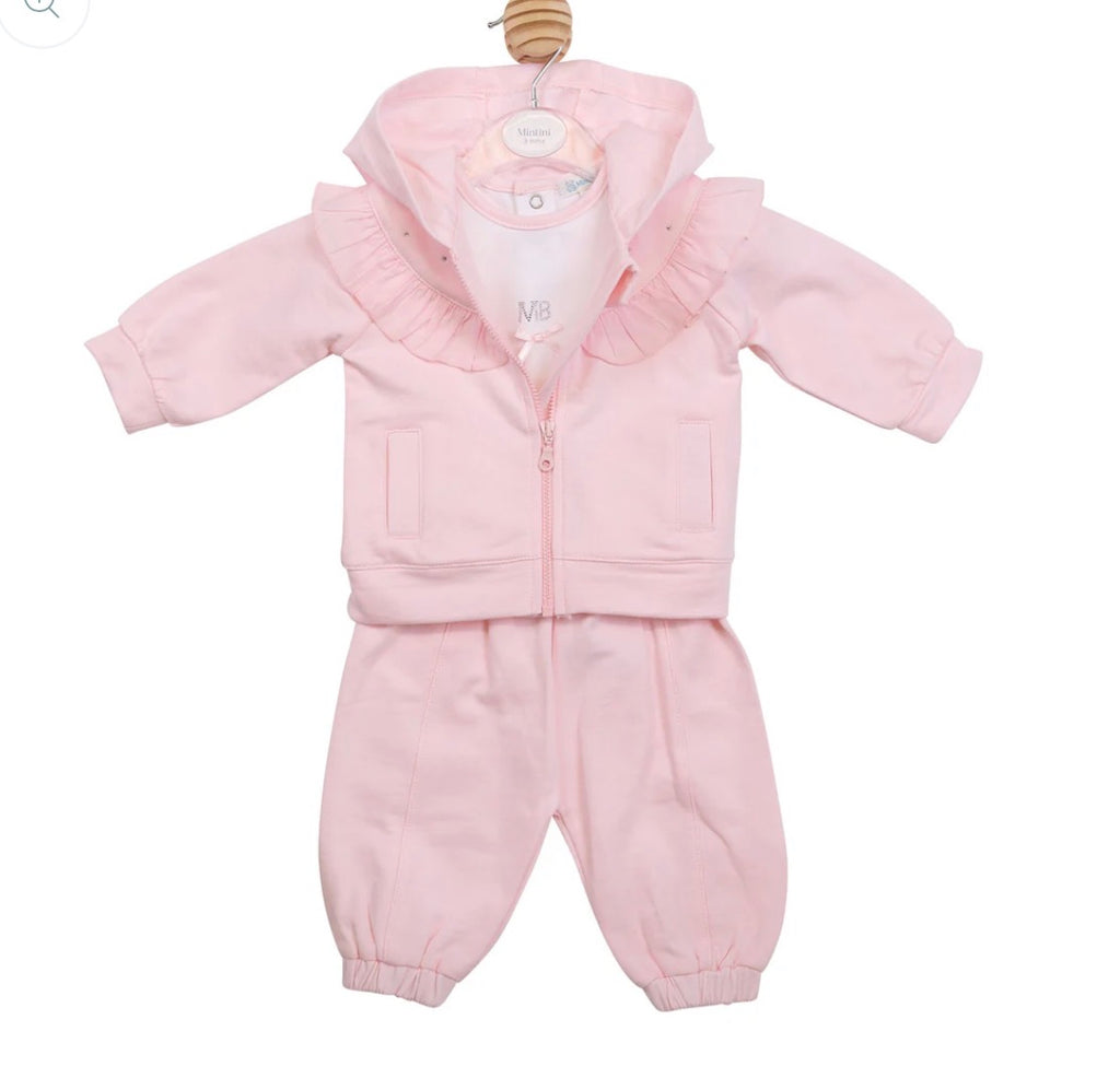 MINTINI 3 PIECE JOG SET -PINK/WHITE
