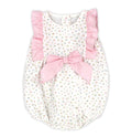RAPIFE FLOWER PINK BOW ROMPER 4207S26 ROSA PINK