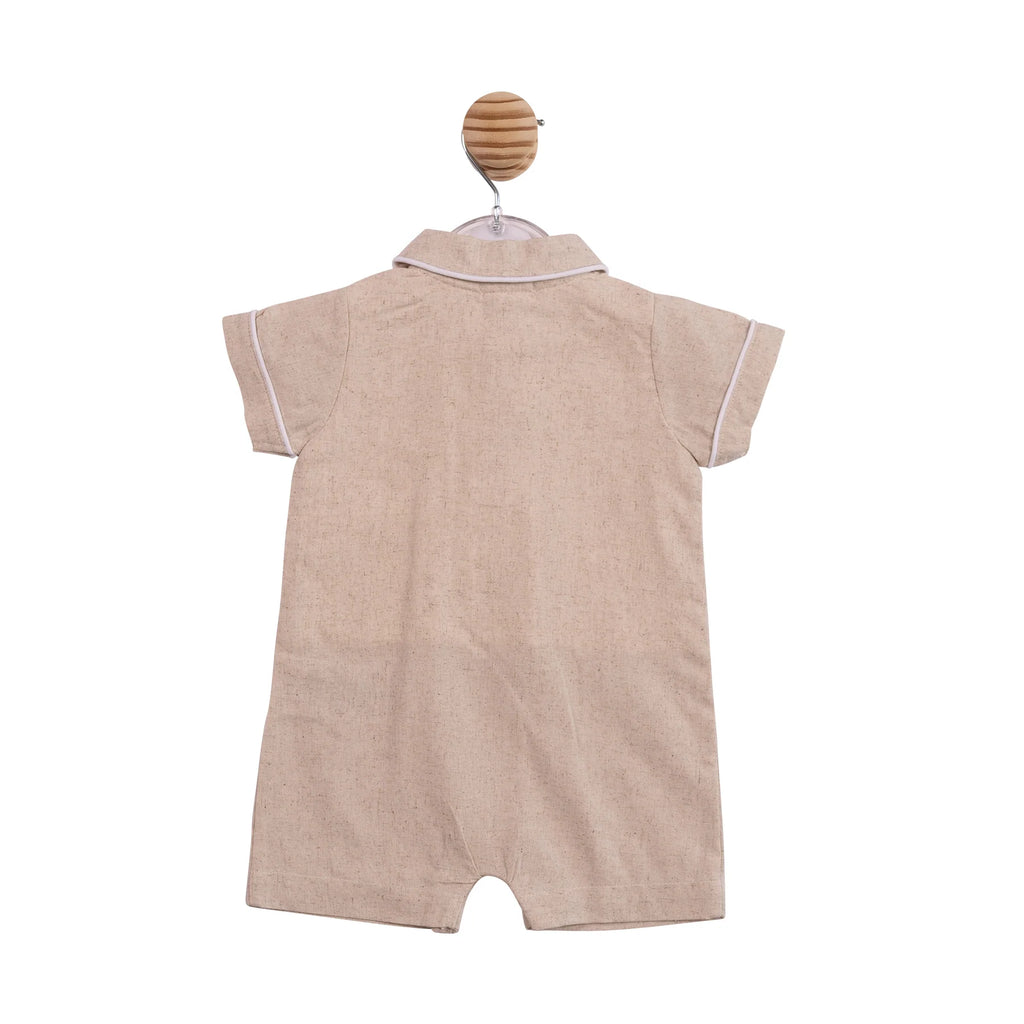 MINTINI BABY BEIGE ROMPER MB6946