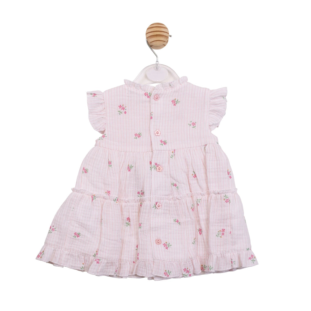 MINTINI GIRLS FLORAL DRESS PINK/WHITE MB7149A