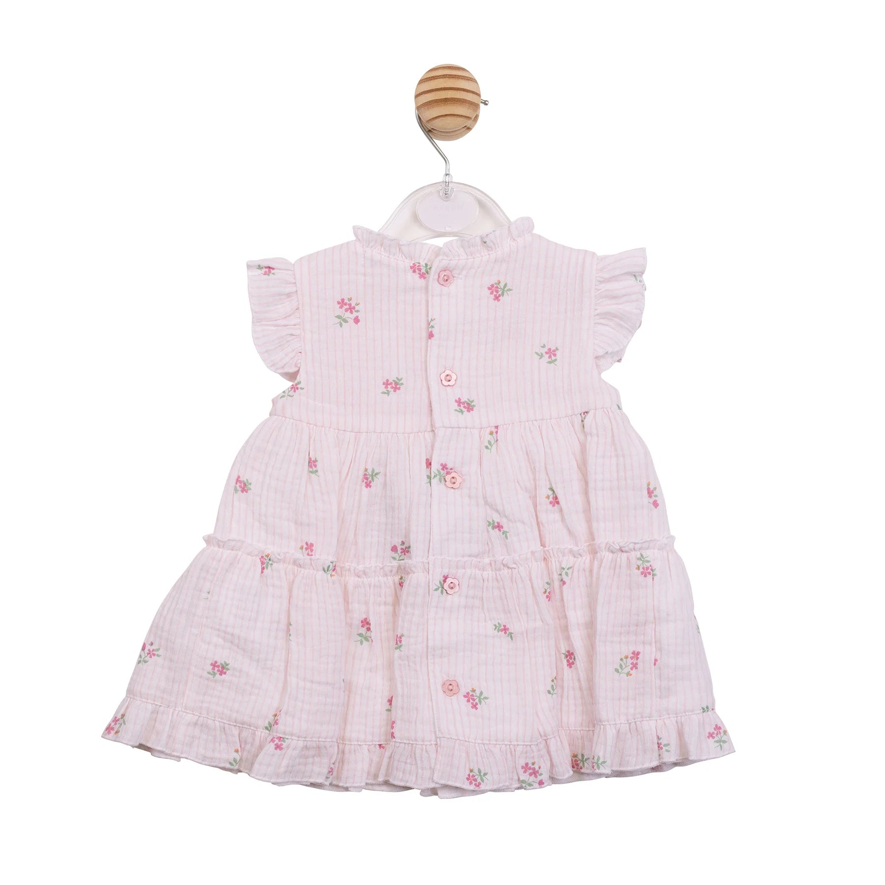 MINTINI GIRLS FLORAL DRESS PINK/WHITE MB7149A