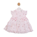MINTINI GIRLS FLORAL DRESS PINK/WHITE MB7149A