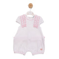 MINTINI PINK/WHITE ROMPER MB7168