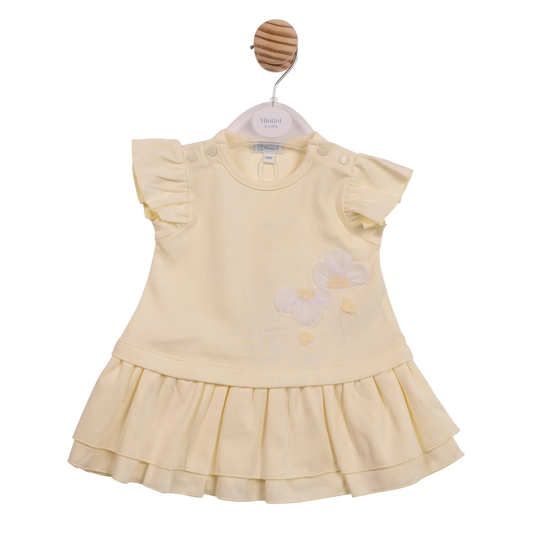 MINTINI GIRLS DRESS -LEMON MB7215A