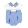 RAPIFE SHORT ROMPER 4208S26 BLUE/WHITE